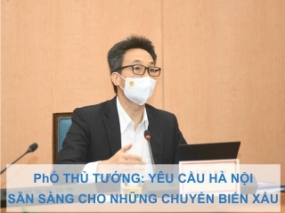 Phó Thủ Tướng: Hà Nội cần sẵn sàng cho những tình huống, tránh để bị động, bất ngờ. 