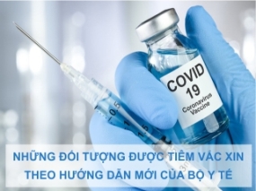 Những đối tượng được tiêm vắc xin theo chỉ thị mới của bộ y tế